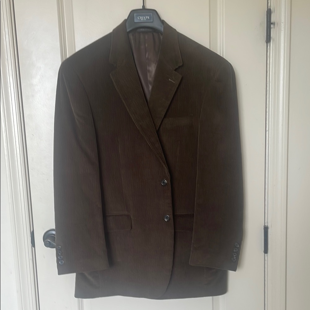 Chaps Men's Brown Corduroy Blazer